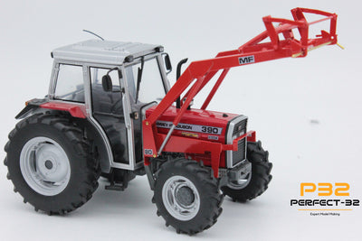Model tractor LOADER on a white background
