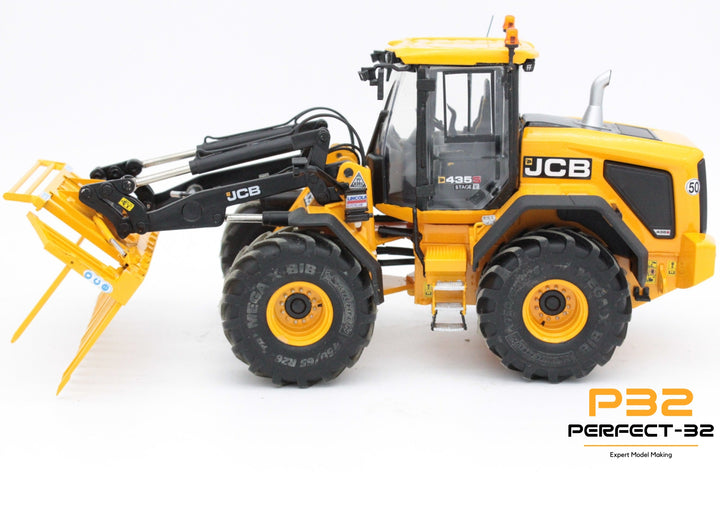 JOAL 1/50 SCALE Diecast 204 - Komatsu WA600-3 Log Loader - Yellow EUR